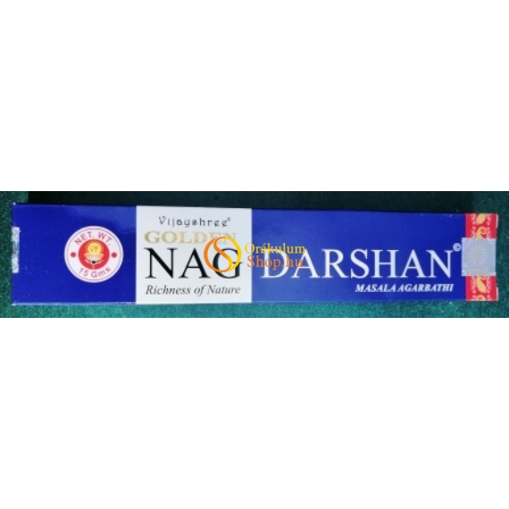 Golden Nag Darshan 20db-os füstölő