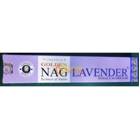 Golden Nag Lavender 20db-os füstölő